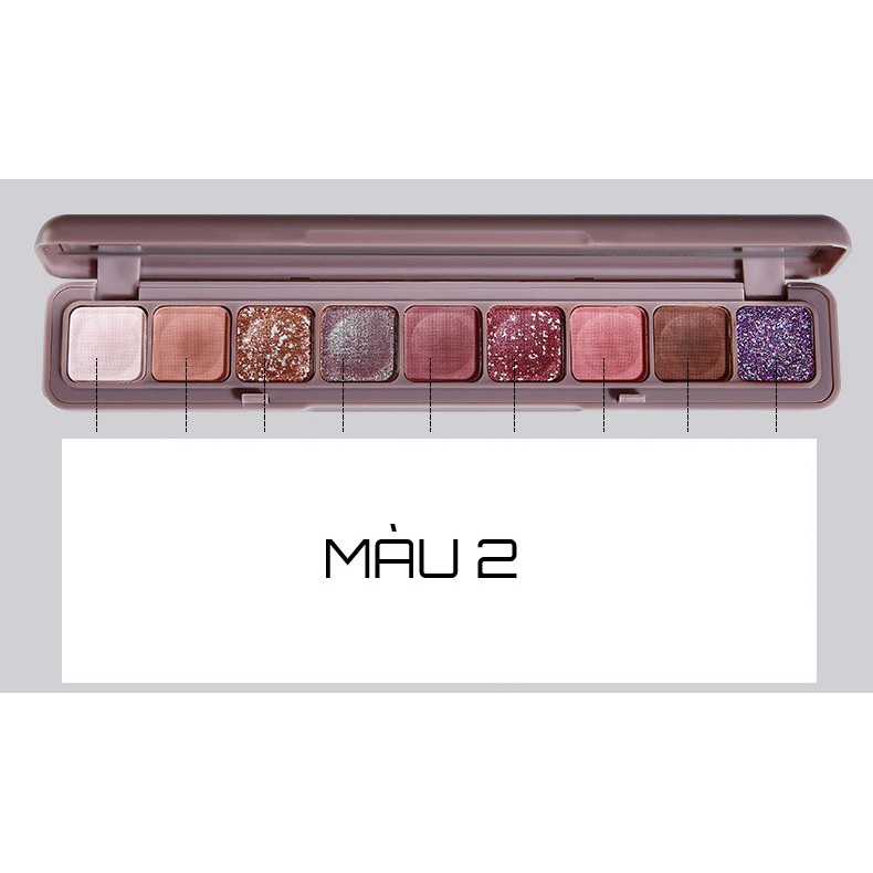 Phấn mắt Lameila 9 ô Colour geometry eyeshadow hàng nội địa Trung