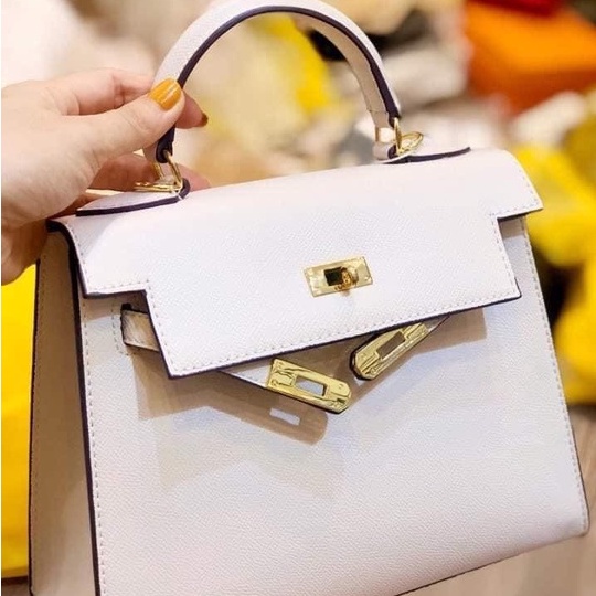 Túi cầm tay đeo chéo sai 25 da đẹp tặng kèm khăn(có hộp)