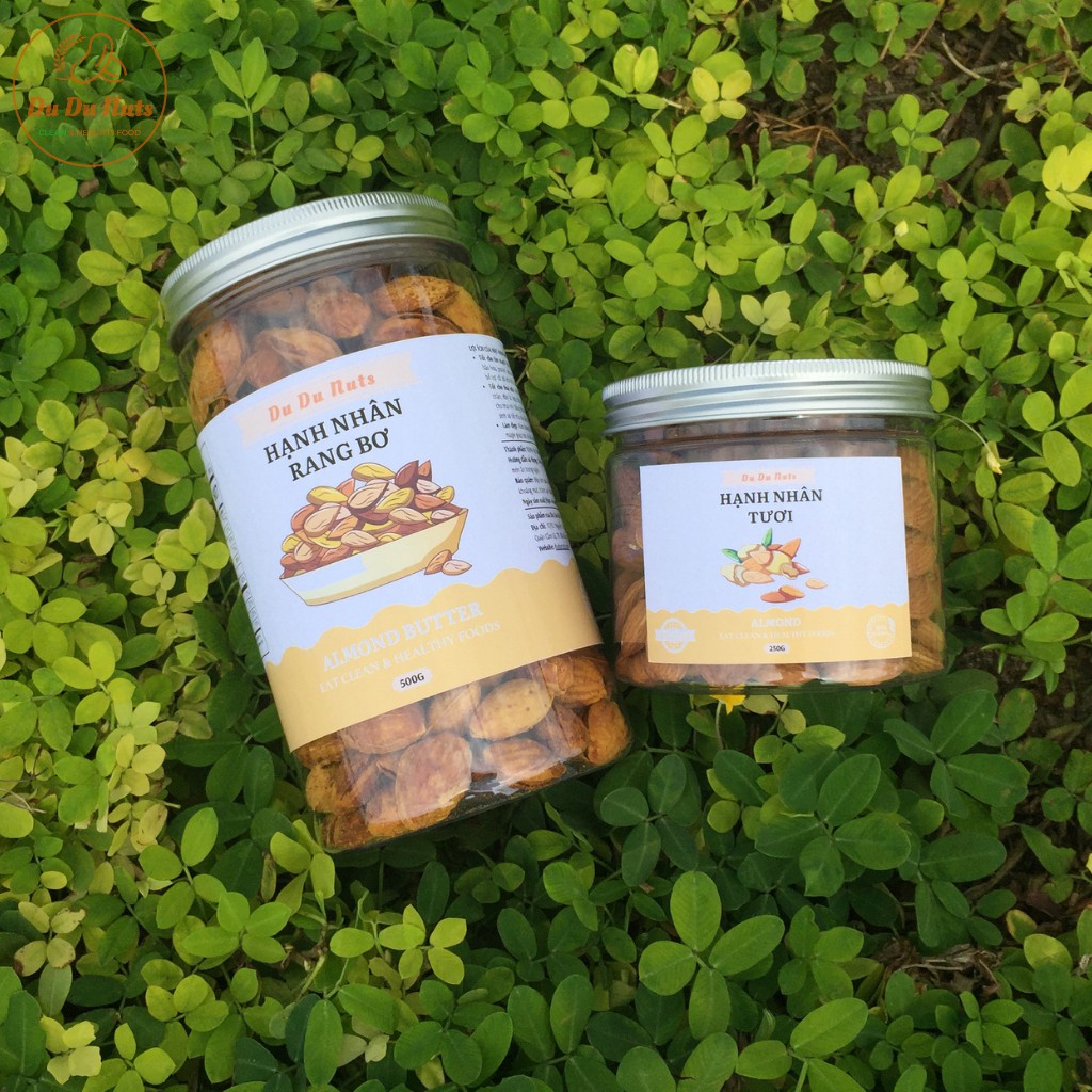 Hạt Hạnh nhân rang bơ vỏ mỏng nhập khẩu Mỹ - Thương hiệu Du Du Nuts