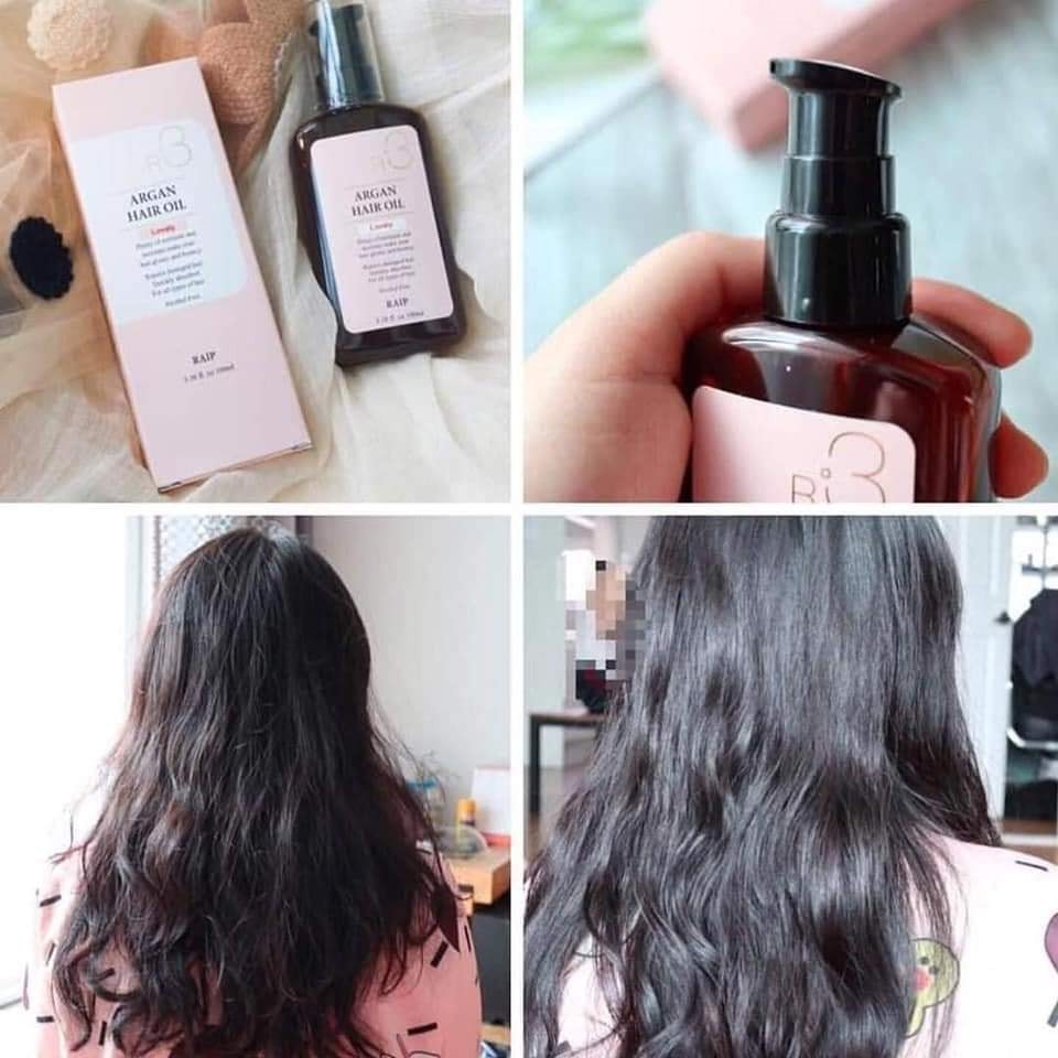 (Sẵn - Kèm Bill) Tinh Chất Dưỡng Tóc R3 Argan Hair Oil