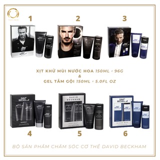 Bộ Chăm Sóc Cơ Thể Nam David Beckham ( DEO + GelS)