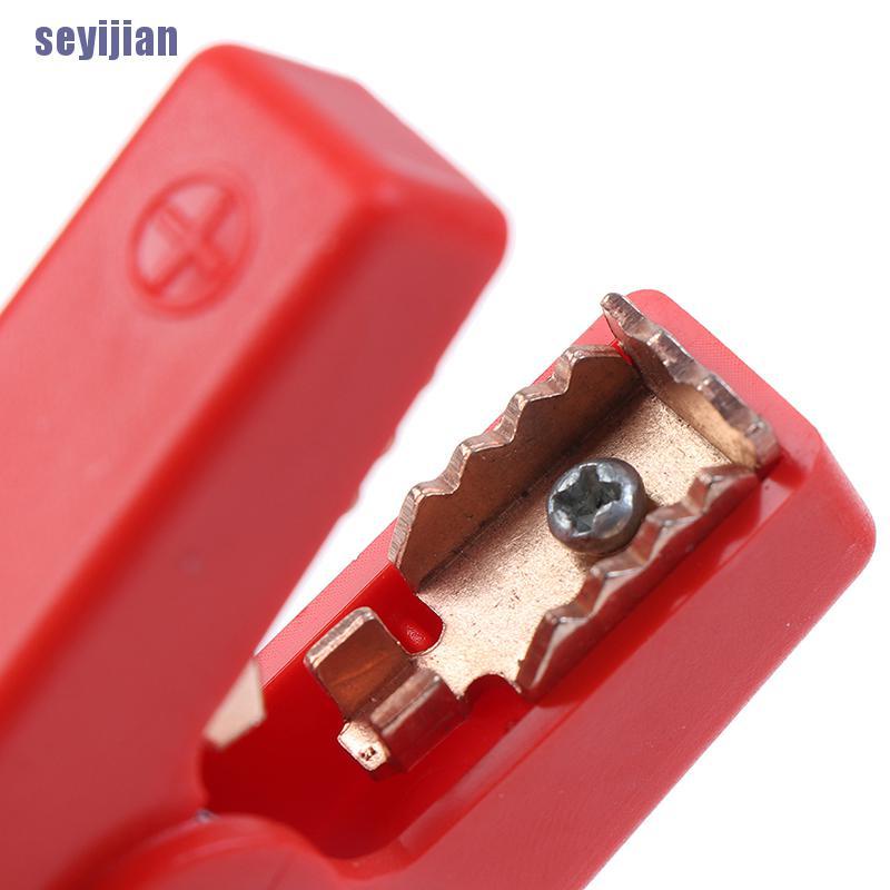 Set 2 Kẹp Cá Sấu Cách Điện 100a Chuyên Dụng Cho Xe Hơi