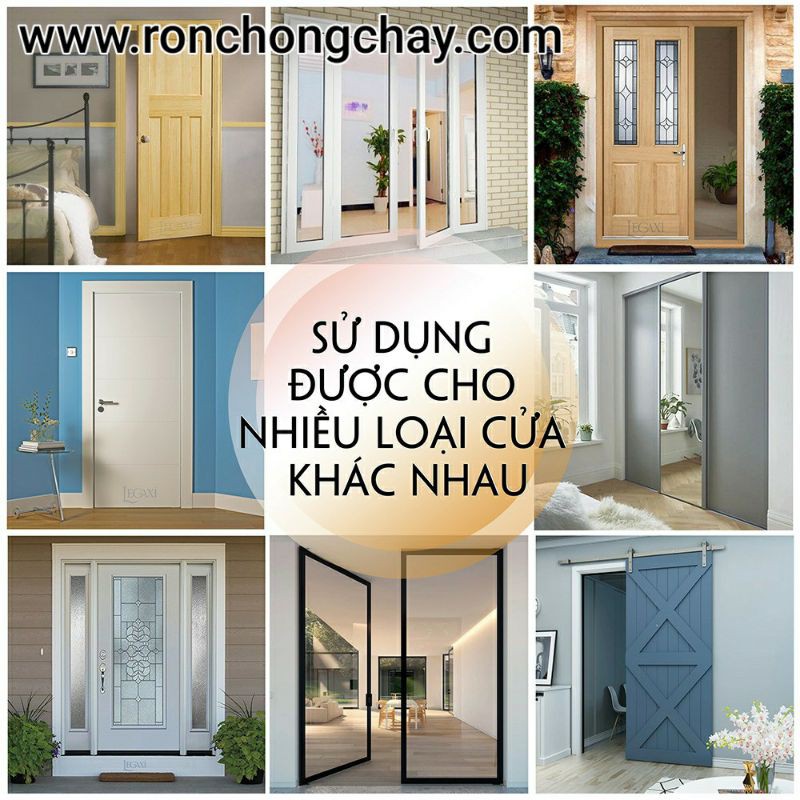 4 mét Ron pvc dán chân cửa lắp khe hở