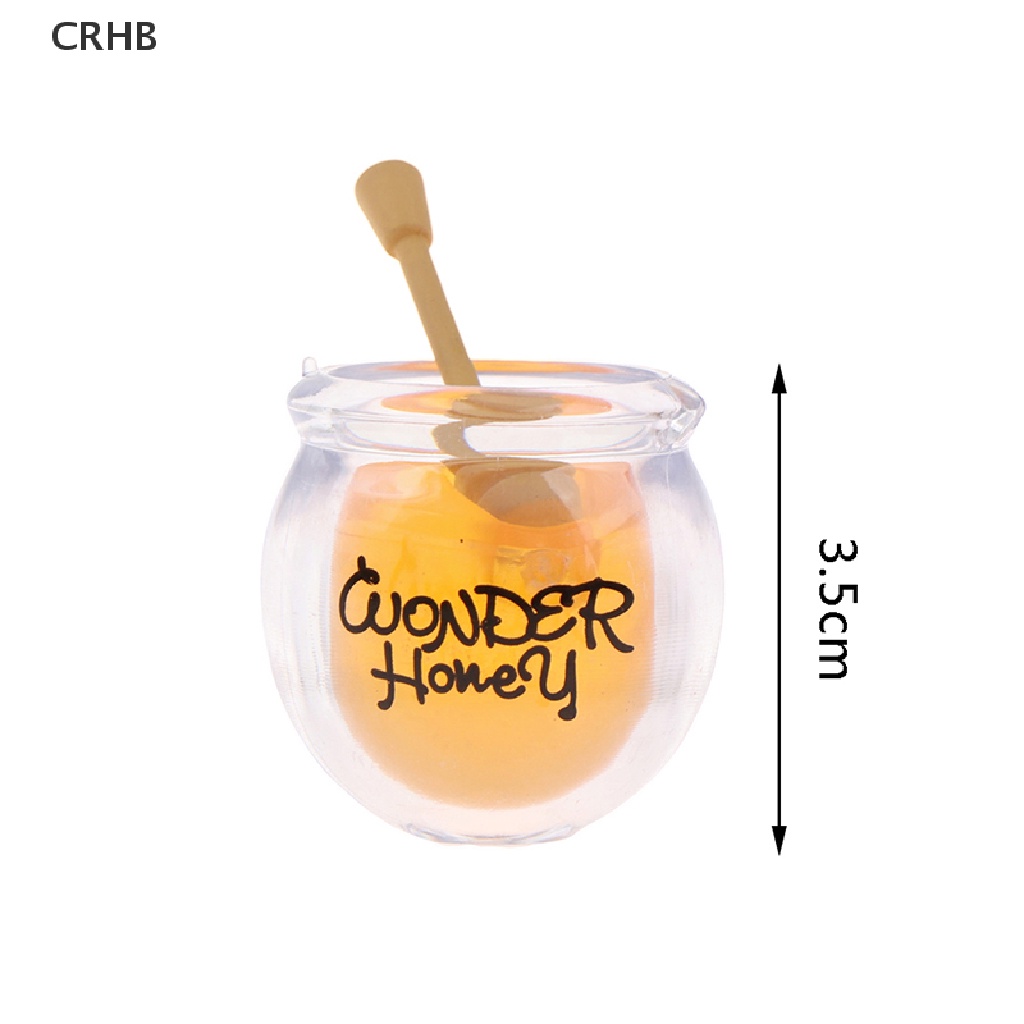CRHB 1:12 Dollhouse Miniture Milk Pot Honey Pot Kitchen Decoration Accessories NEW