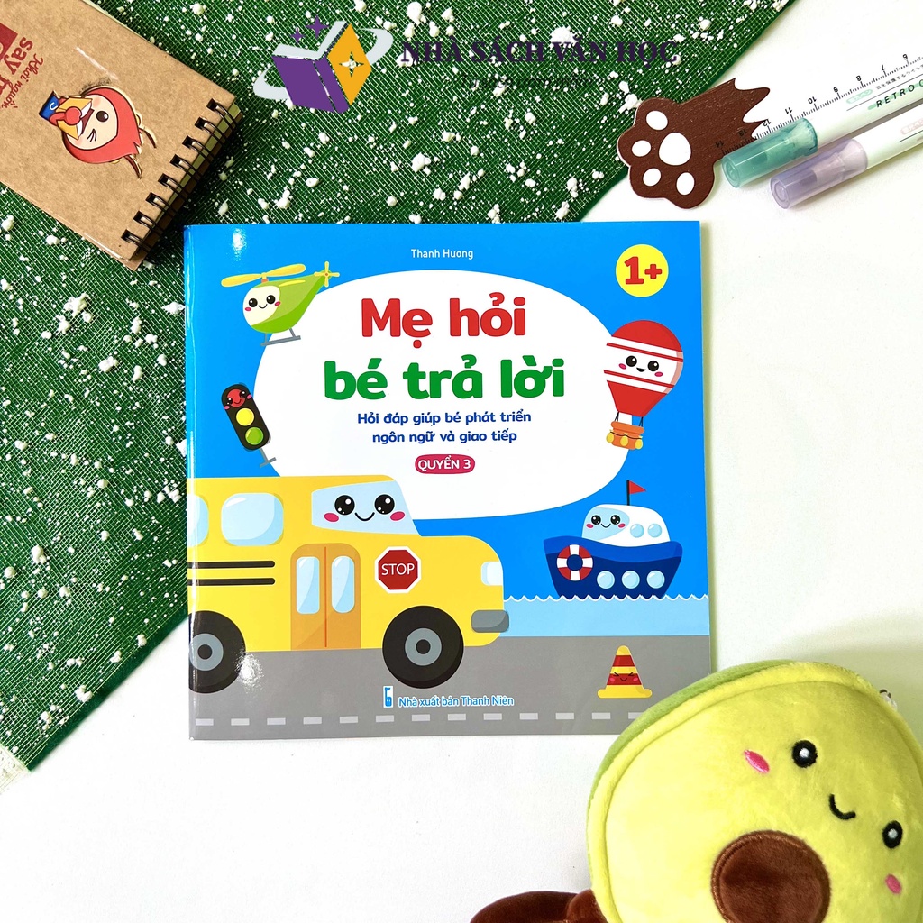 Sách - Mẹ Hỏi Bé Trả Lời - Combo 3 Quyển - Hỏi Đáp Giúp Bé Phát Triển Ngôn Ngữ Và Giao Tiếp