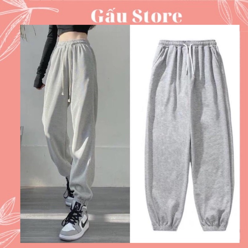 Quần jogger dưới 68kg gaustore - Trơn bó ống chun
