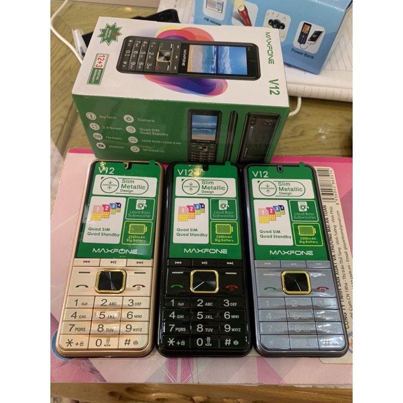 điện thoại V12 4 sim | BigBuy360 - bigbuy360.vn