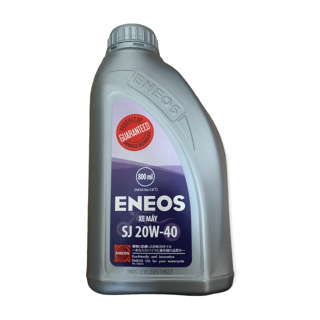 Nhớt xe số gốc khoáng ENEOS SJ/MA 20w40 [ 800ml & 1L ]