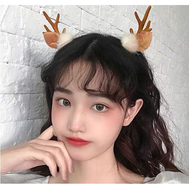 [MỚI VỀ] Kẹp Tóc Tuần Lộc Cực Kì Dễ Thương [SET 2 CÁI]