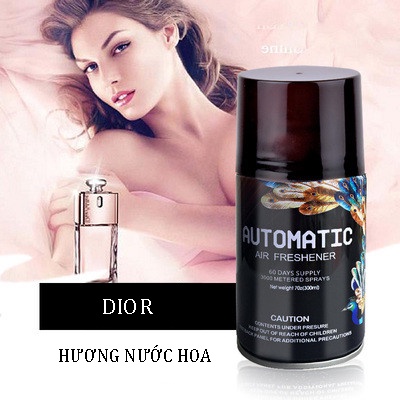 Bình xịt Thơm phòng ,Lõi Máy Xịt Khử Mùi Phòng Automatic 300ml - Nhiều Mùi Hương