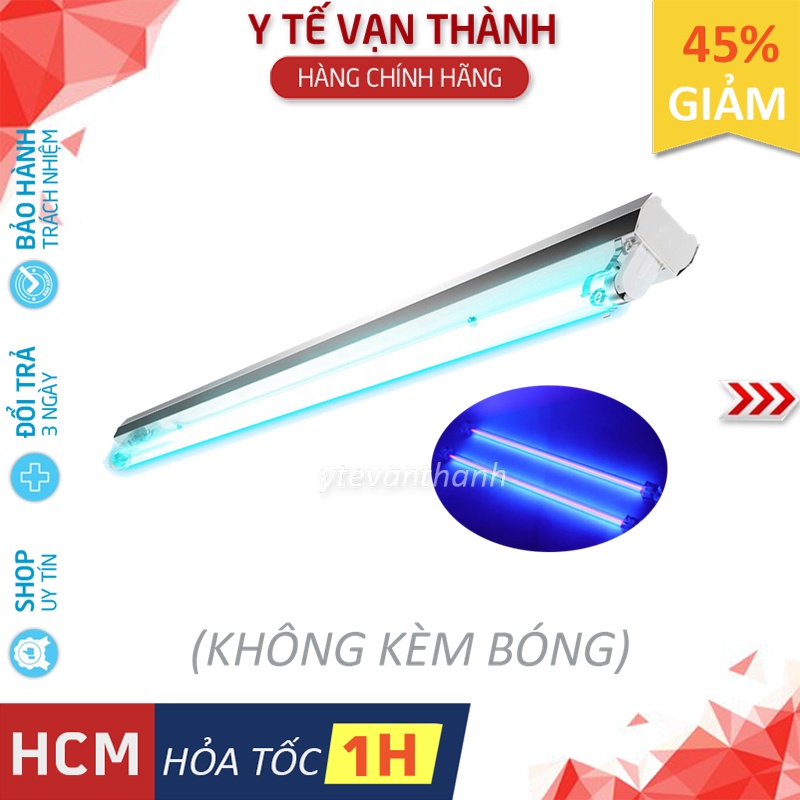 ✅ Bộ Máng Đèn Cực Tím UV Treo Tường- Nhôm, Không Chóa, (Nhiều Kích Thước) -VT0843