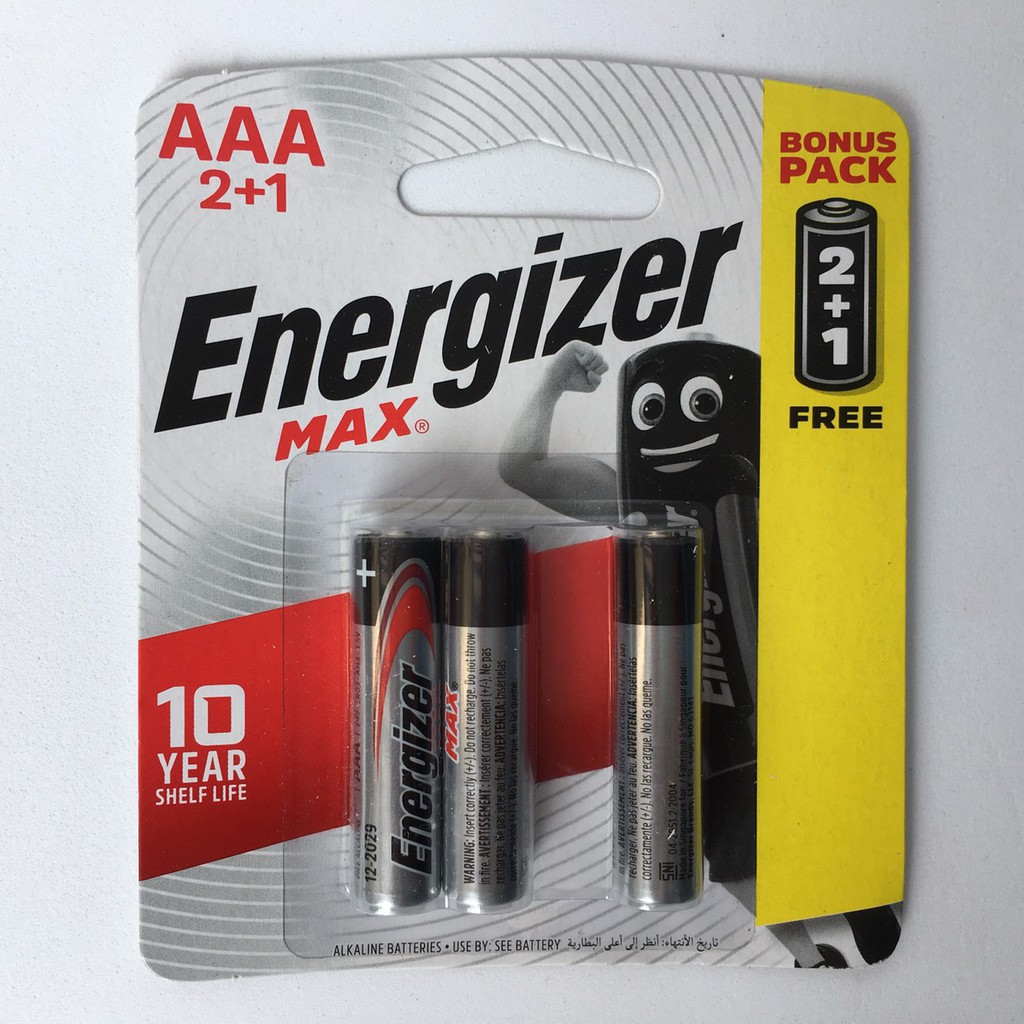 Pin AA, AAA, 9V Energizer alkaline chính hãng.