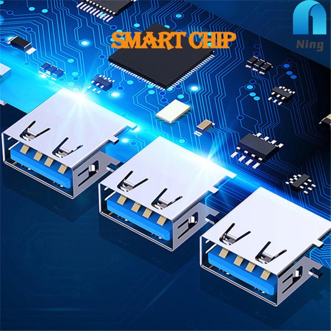 Đầu Chia 4 Cổng Usb Type C Tốc Độ Cao Otg Tương Thích Với Lenovo Huawei Xiaomi Macbook Pro 15