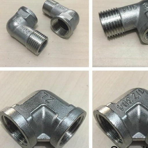 Nối Co Ren inox 21,Co Ren Trong Ren Ngoài inox 21  tất cả ren 1/2 21mm