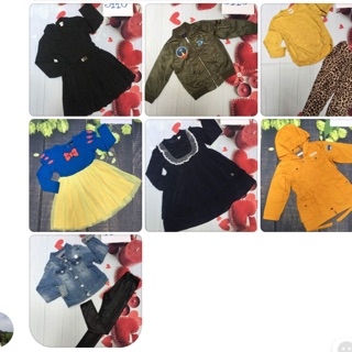 Đầm xinh iu, set phong cách & khoác cho mẹ và bé 2019