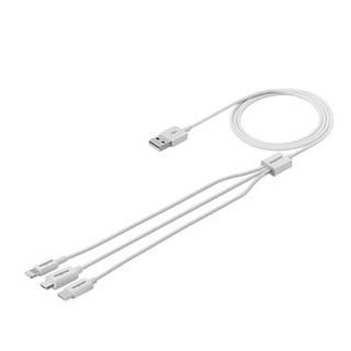 Cáp 3 trong 1 (micro+lightning+ Type C) Wopow LC806