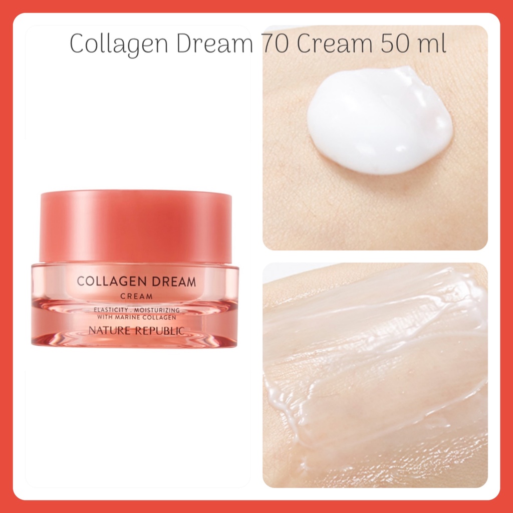 NATURE REPUBLIC Tinh Chất Collagen Dream Line 90 Chăm Sóc Da 150ml - Collagen Dream 70 130ml - Collagen Dream 70 40ml - 70Ml
