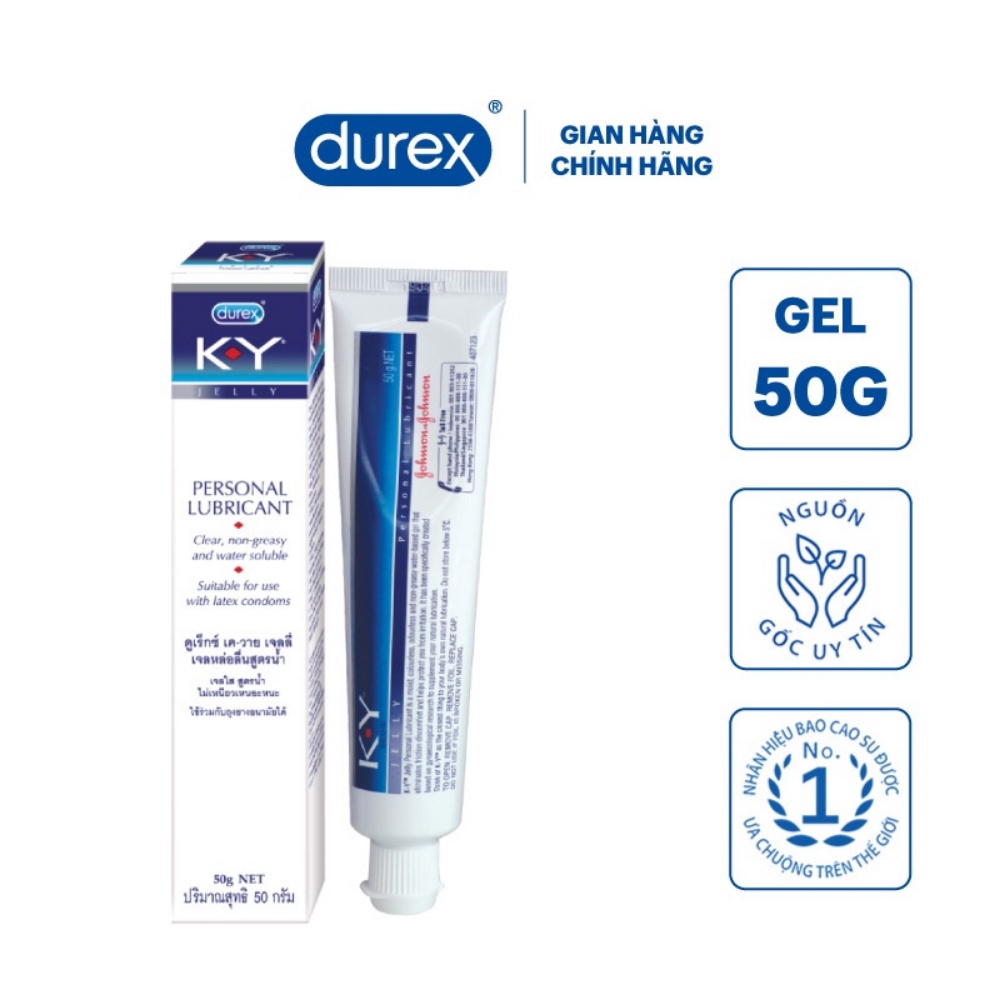 Gel Bôi Trơn Durex Ky Jelly 50g chính hãng không mùi