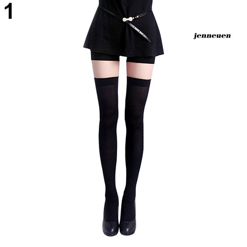 Vớ Dài Qua Gối Màu Trơn Gợi Cảm Cho Nữ