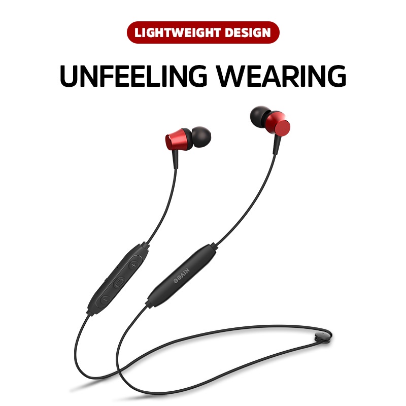 Tai nghe bluetooth Kivee có cổ Trộn âm thanh nổi chất lượng cao trong tai Bluetooth 5.0