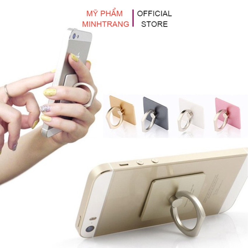 Giá đỡ điện thoại,nhẫn đỡ điện thoại Iring xoay 360 độ thiết kế nhỏ gọn,tiện lợi,lớp keo bám dính tốt,đa dạng màu sắc