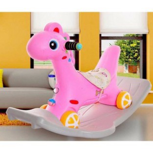 ⚡SHOP HỖ TRỢ 50%CƯỚC⚡ NGỰA BẬP BÊNH 2 TRONG 1-VỪA BẬP BÊNH VỪA ỦN CHO BÉ-CÓ NHẠC