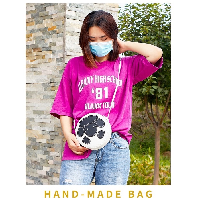 Set Nguyên Liệu Làm Túi Handmade Túi Hình Cừu Cute Ngộ Nghĩnh