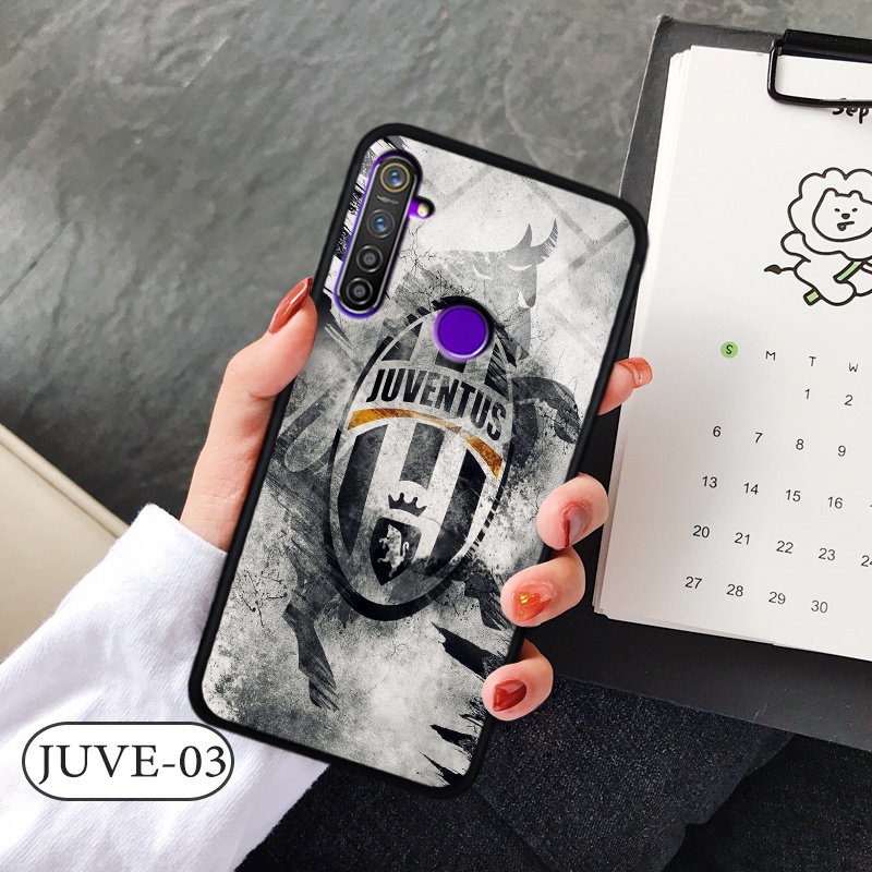 Ốp đội bóng Realme 5 Pro/ Realme Q - Lưng kính cường lực