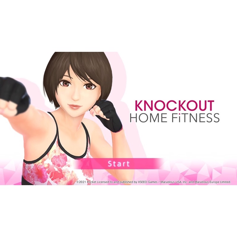 Đĩa game nintendo switch: Knockout Home Fitness new/like new