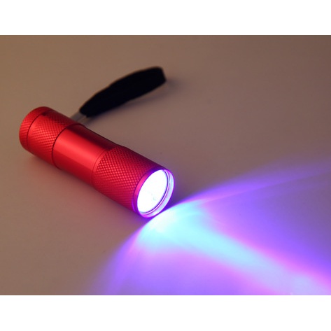 Đèn UV Led 9 bóng 3W Mẫu Mới Sấy Keo UV, Soi Tiền, Soi Đá