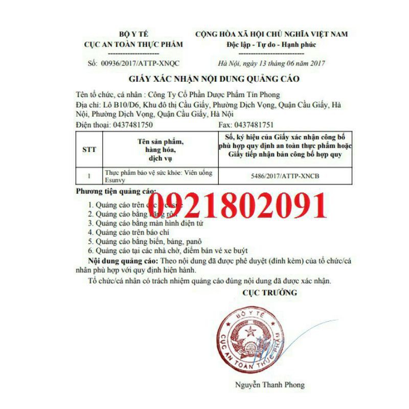 Viên uống Esunvy  ⚡ CAM KẾT CHẤT LƯỢNG ⚡ Viên uống  Giảm Mụn Trứng Cá, vết thâ.m