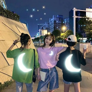 Áo thun Stee Phản quang Moon Unisex
