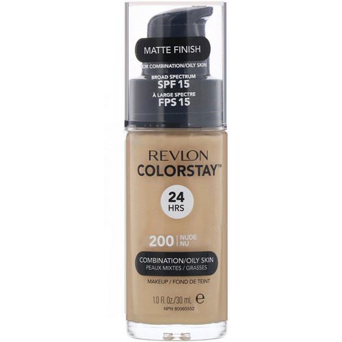 Kem nền Revlon Colorstay Makeup 24hrs - 200 Nude Nu 30ml