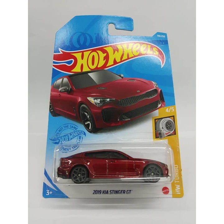 HOT WHEELS Mô hình xe hơi đồ chơi màu đỏ KIA STINGER GT 2019
