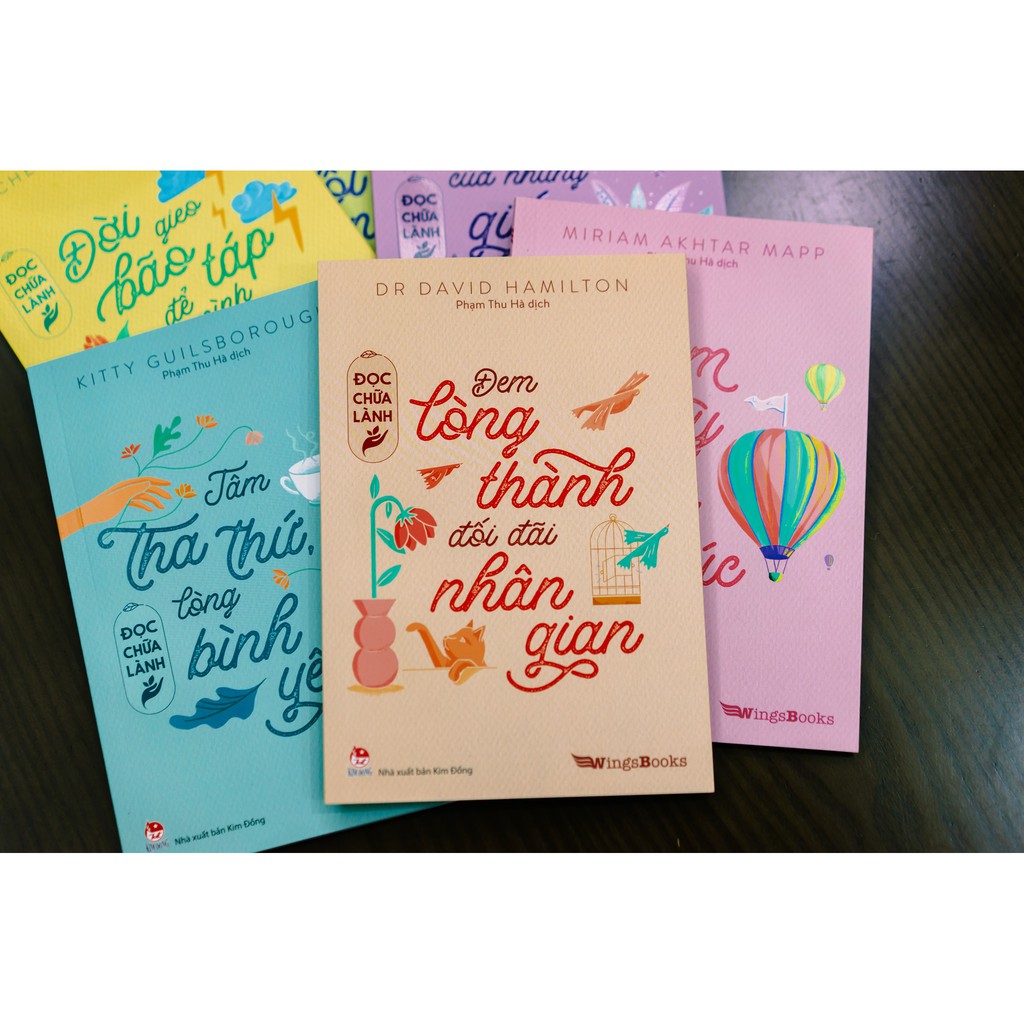 Sách - Combo Đọc chữa lành (6 cuốn) có mã lẻ
