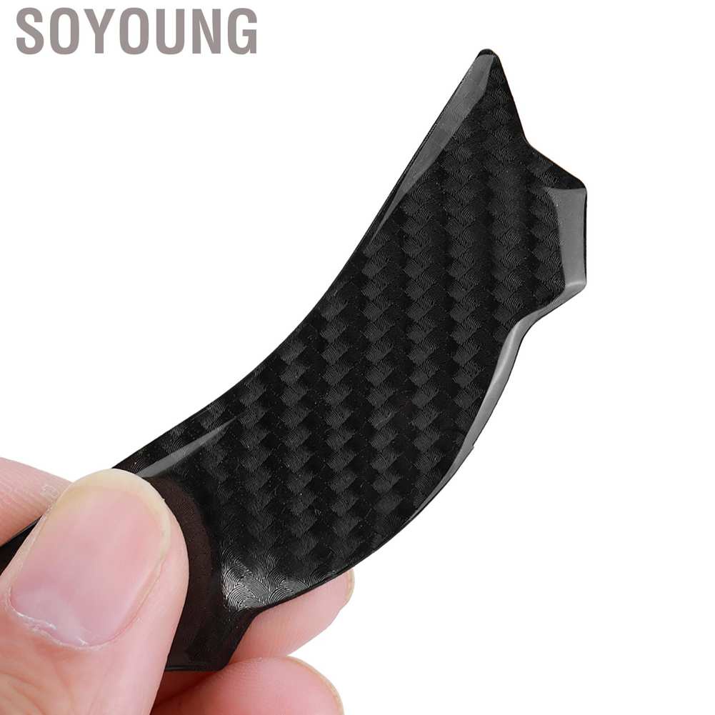 Miếng dán trang trí nắp bình xăng xe mô tô bằng sợi carbon cho KAWASAKI Z900 Z650 17-18