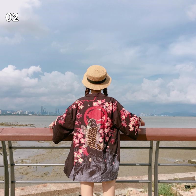 Haori/kimono cá Koi | BigBuy360 - bigbuy360.vn