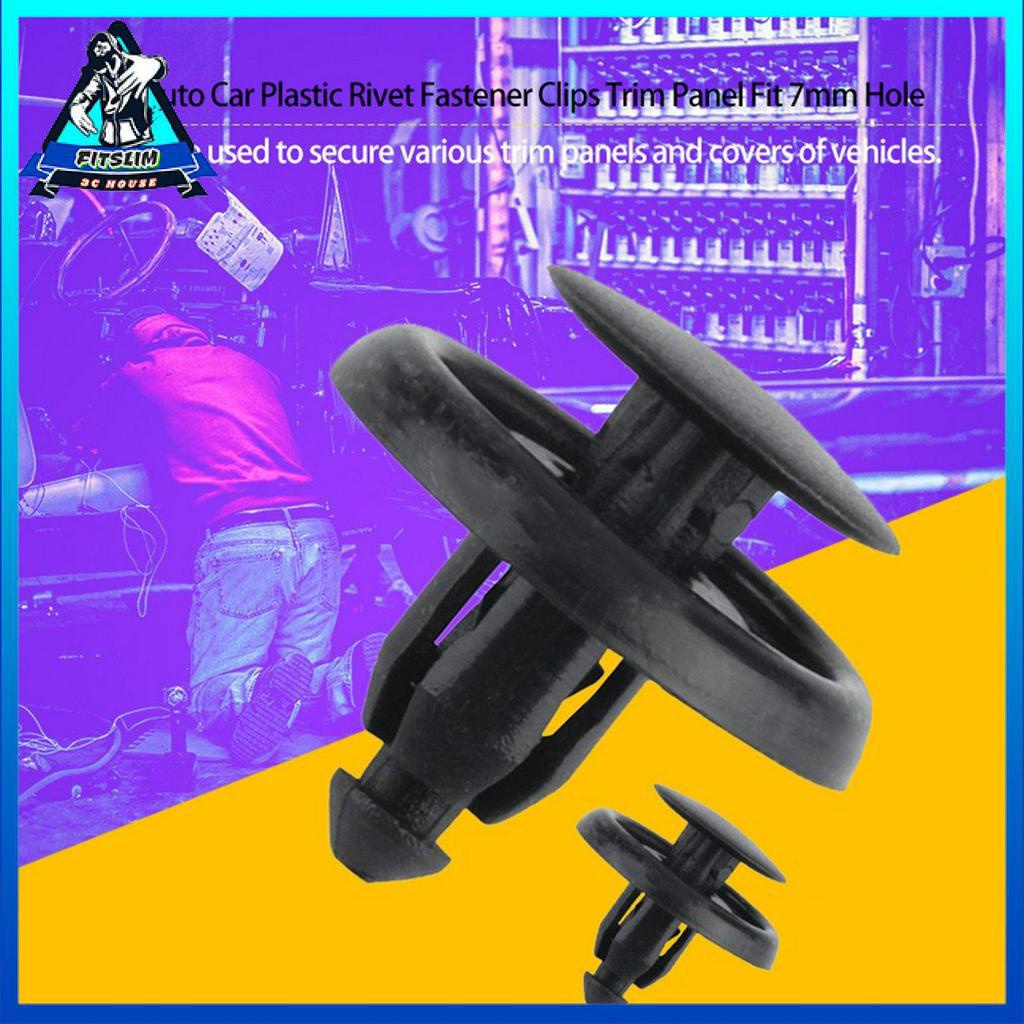 Bộ 50 Đinh Tán Nhựa 7mm Cho Xe Toyota