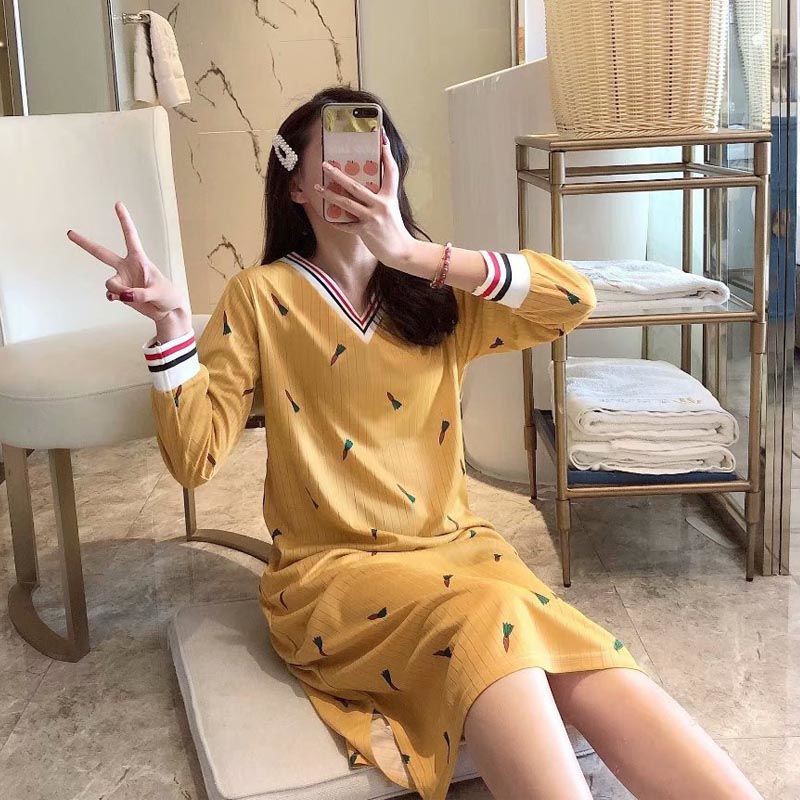 Đầm ngủ Kimono dáng dài buộc dây xinh xắn đáng yêu phong cách Hàn Quốc cho bạn gái