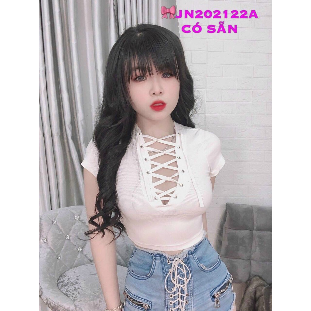 Áo Crotop Kiểu Borip Đan Dây Trước Ngực Phong Cách Sexy Cực Xinh TTSLA0303 [ HÀNG CÓ SẴN