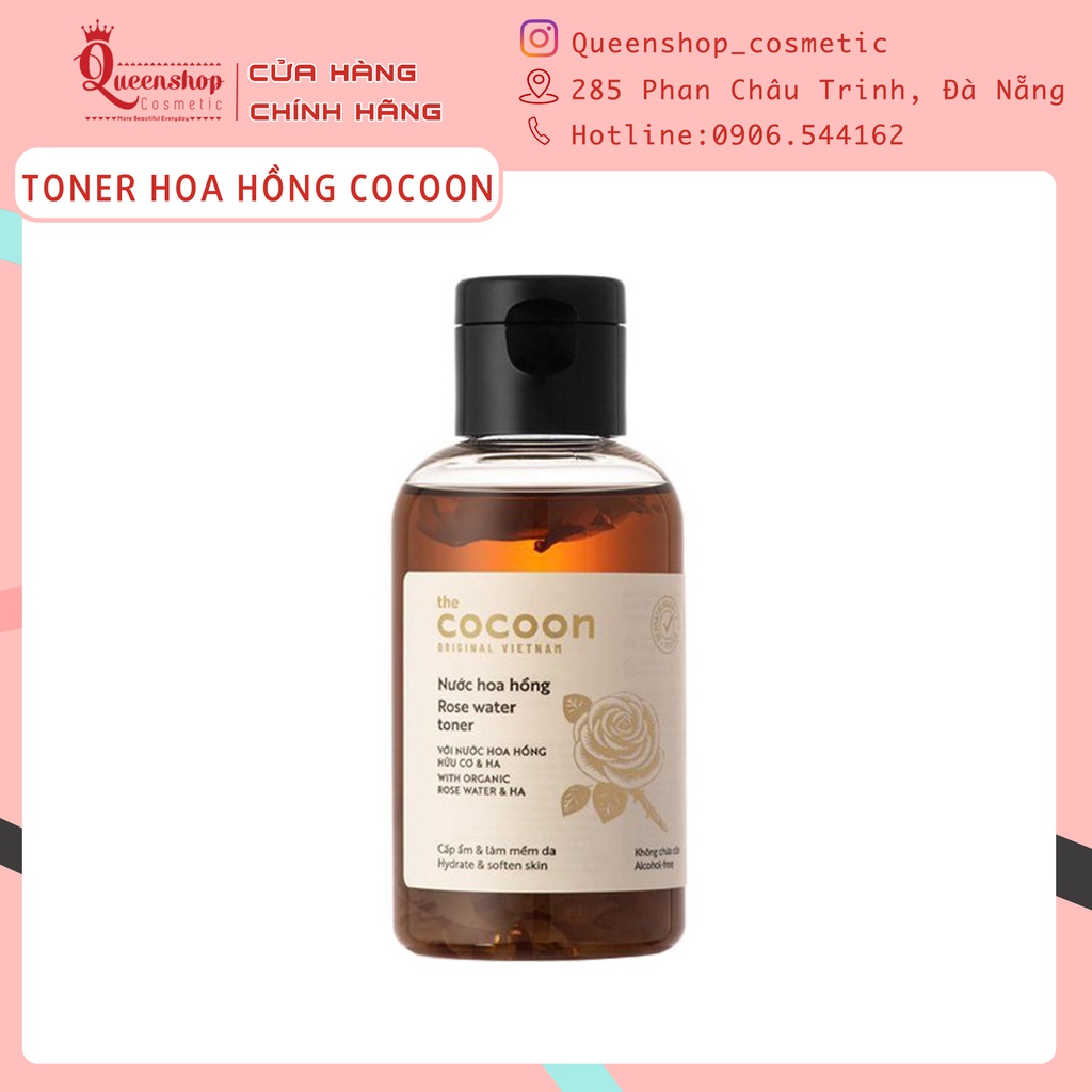 Toner Hoa Hồng Cocoon 140ml