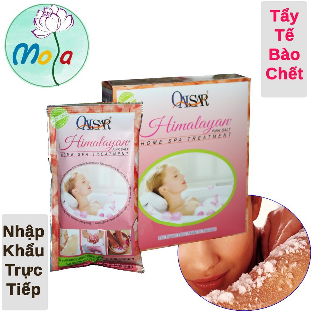 300g Muối Tắm Himalaya Nhập Khẩu Paskitan tẩy tế bào chết siêu mềm mịn da