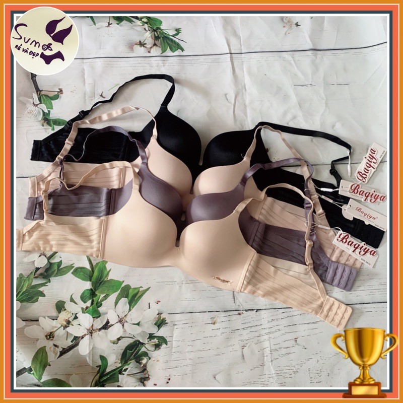Áo lót không gọng baraqui cao cấp, mút kép đẩy ngực, tạo khe. By SUMO Underwear. Ảnh và video thật
