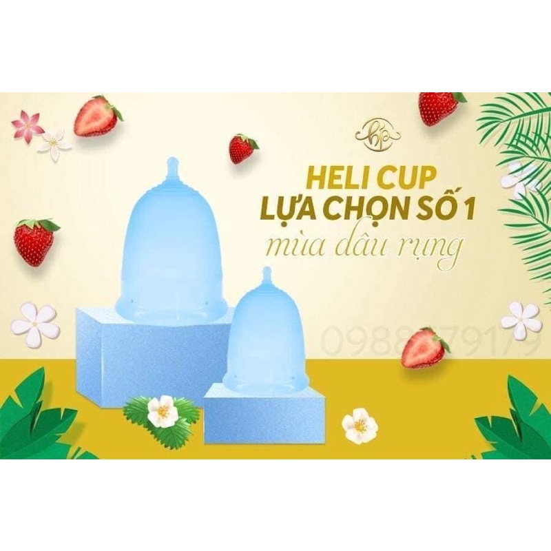 Cốc nguyệt san Heli cup  Huyền Phi chính hãng