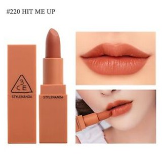 Son thỏi 3CE Mood2 - 220 Hit Me Up cam cháy chính hãng