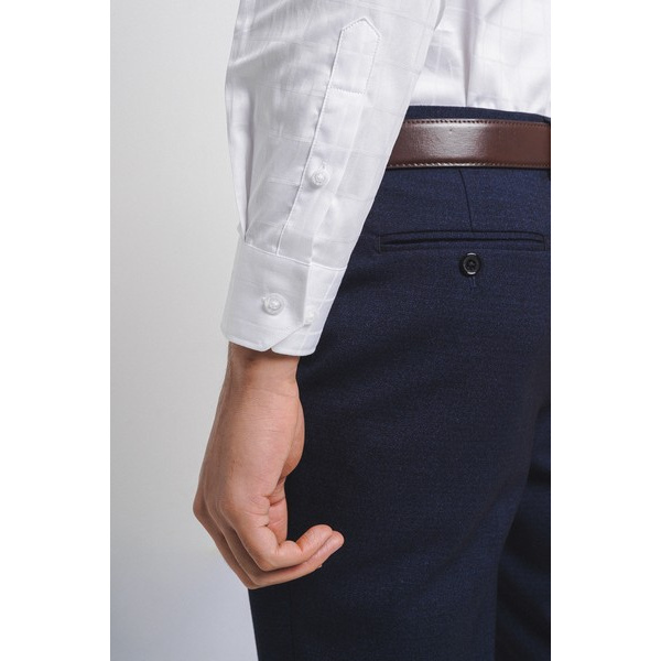 Sơ mi  dài tay cotton trắng Phan Nguyễn SMD.690 | BigBuy360 - bigbuy360.vn