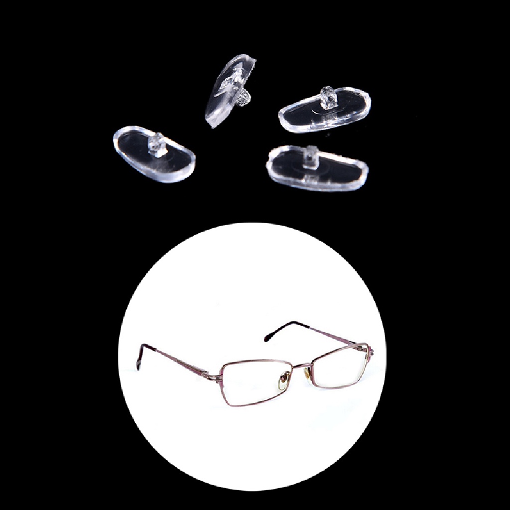 Set 50 Cặp Đệm Mũi Silicon Hình Oval Cho Mắt Kính