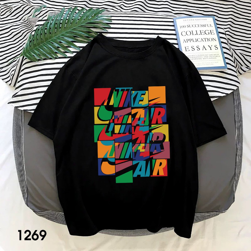 Áo Thun Nam Nữ Unisex Thể Thao 100% Cotton Rộng Thoáng Mát 1269