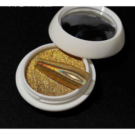 tráng gương cầu vồng trang trí nail