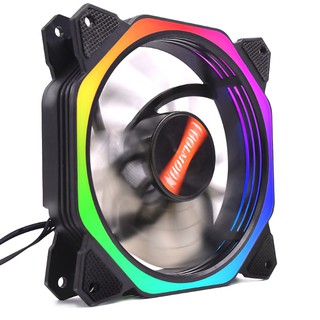 Fan case 12cm coolmoon led rgb symphony v8 - combo tùy chọn